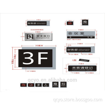 made in china !acrylic kingdly reminder tips for hotel